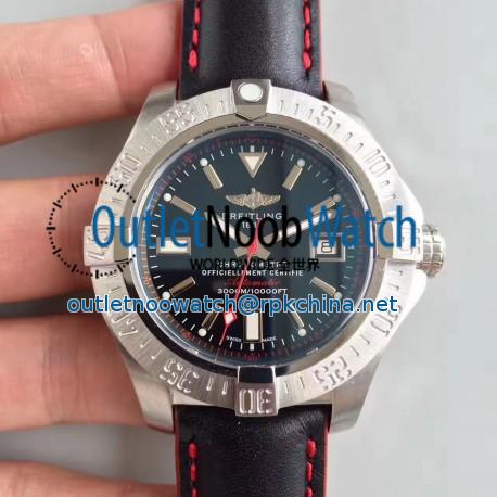 Replica Breitling Avenger II Seawolf A1733110/BC30/435X/A20BASA.1 N Stainless Steel Black Dial Swiss 2836-2