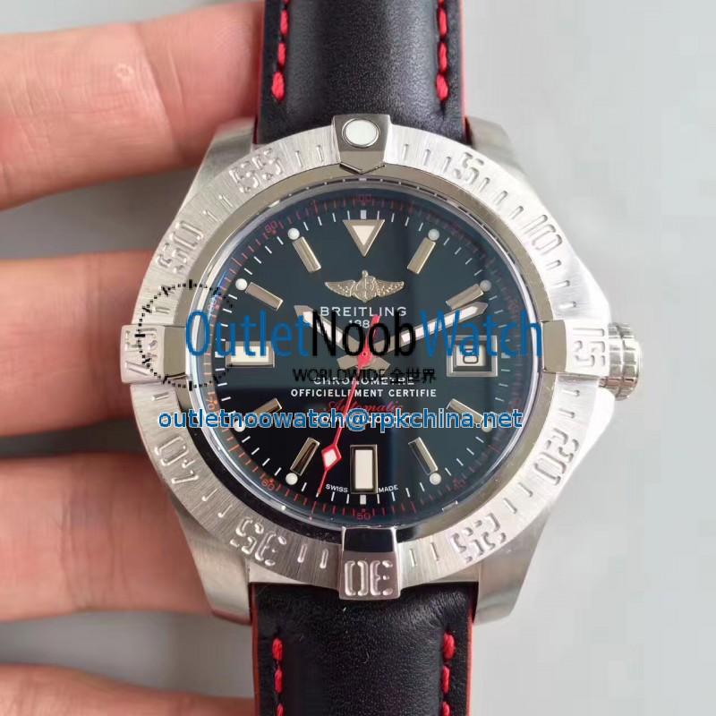 Replica Breitling Avenger II Seawolf A1733110/BC30/435X/A20BASA.1 N Stainless Steel Black Dial Swiss 2836-2