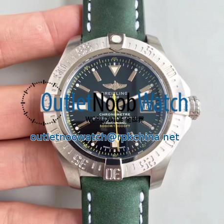 Replica Breitling Avenger II Seawolf A1733110/BC30/435X/A20BASA.1 N Stainless Steel Black Dial Swiss 2836-2