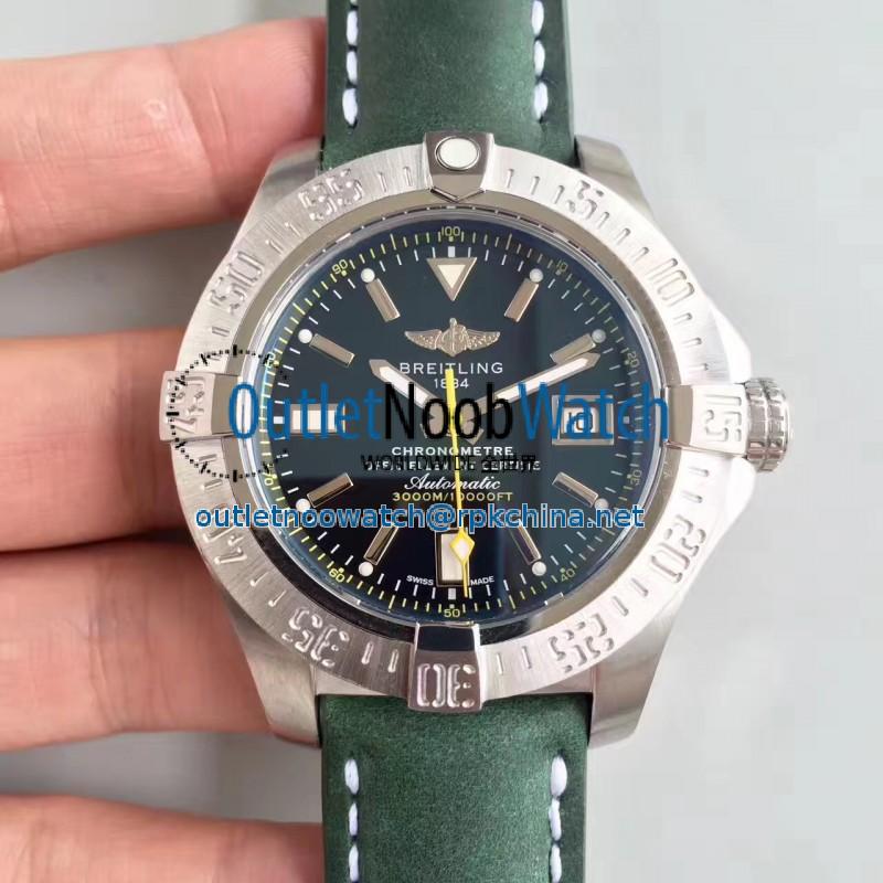 Replica Breitling Avenger II Seawolf A1733110/BC30/435X/A20BASA.1 N Stainless Steel Black Dial Swiss 2836-2