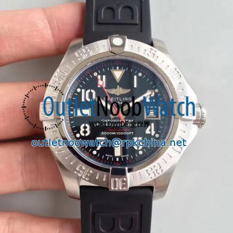 Replica Breitling Avenger II Seawolf A1733110/F563/153S/A20DSA.2 N Stainless Steel Black Dial Swiss 2836-2