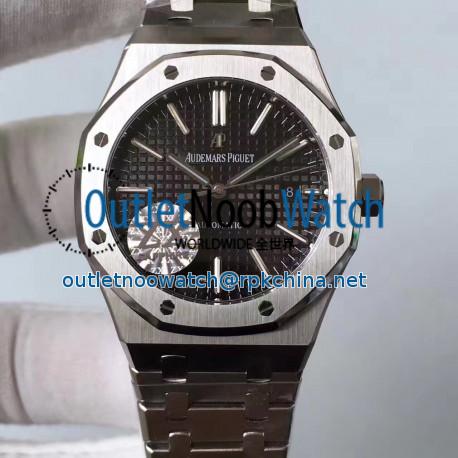 Replica Audemars Piguet Royal Oak 15400 ZX Stainless Steel Black Dial Swiss 3120