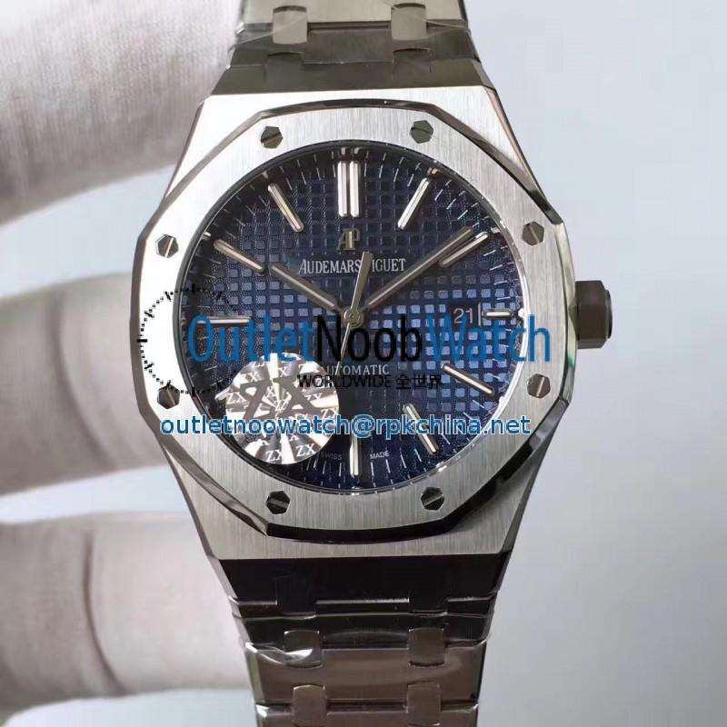 Replica Audemars Piguet Royal Oak 15400 ZX Stainless Steel Blue Dial Swiss 3120