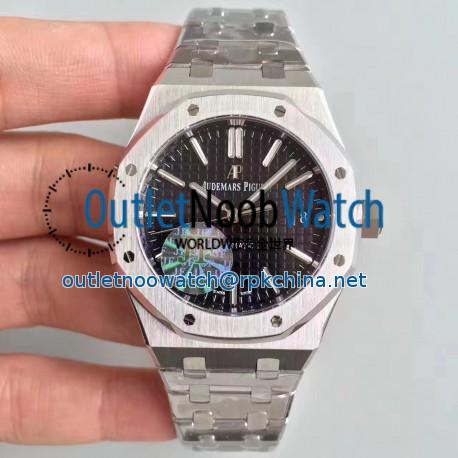 Replica Audemars Piguet Royal Oak 15450 JF Stainless Steel Black Dial Swiss 3120