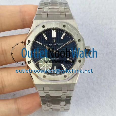 Replica Audemars Piguet Royal Oak 15450 JF Stainless Steel Blue Dial Swiss 3120