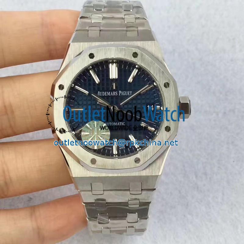 Replica Audemars Piguet Royal Oak 15450 JF Stainless Steel Blue Dial Swiss 3120