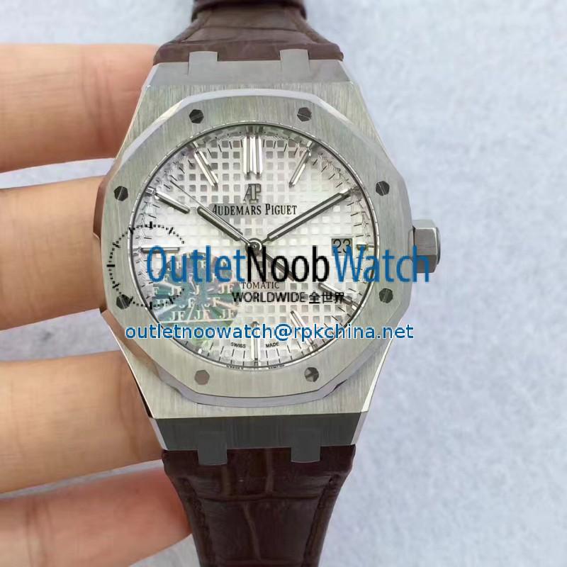 Replica Audemars Piguet Royal Oak 15450 JF Stainless Steel Silver Dial Swiss 3120