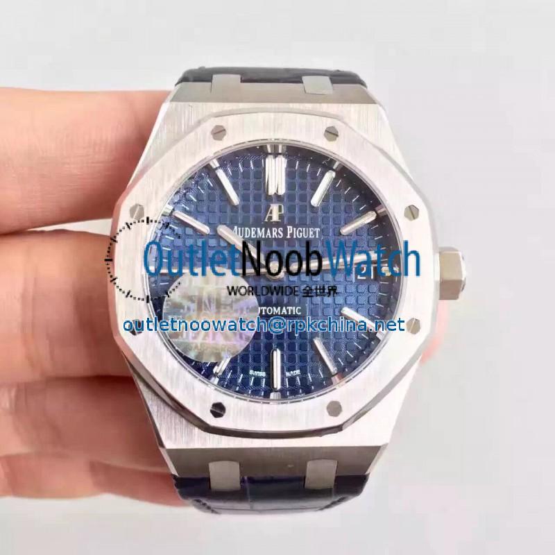 Replica Audemars Piguet Royal Oak 15450 JF Stainless Steel Blue Dial Swiss 3120