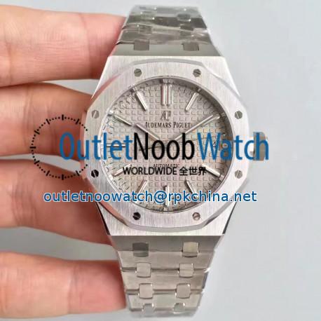 Replica Audemars Piguet Royal Oak 15450 JF Stainless Steel Grey Dial Swiss 3120