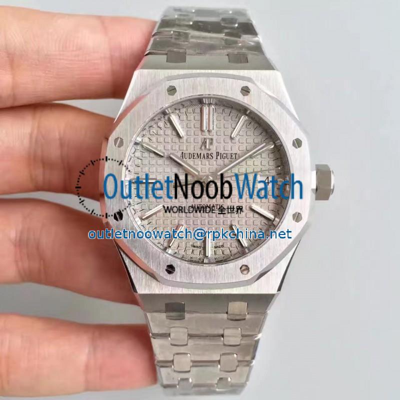 Replica Audemars Piguet Royal Oak 15450 JF Stainless Steel Grey Dial Swiss 3120