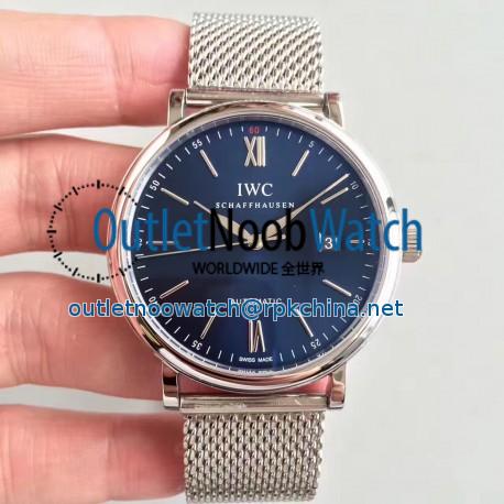 Replica IWC Portofino Boutique Edition IW356512 MK Stainless Steel Blue Dial Swiss 2892