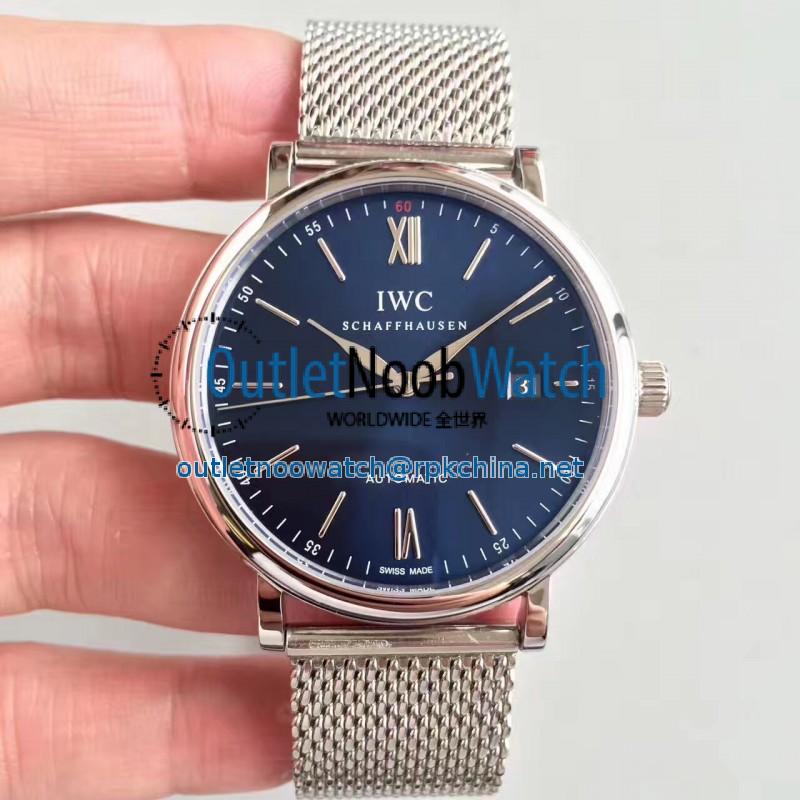 Replica IWC Portofino Boutique Edition IW356512 MK Stainless Steel Blue Dial Swiss 2892