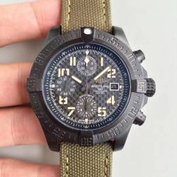 Replica Breitling Avenger II USA Military Limited Edition M133715N N PVD Carbon Fiber Dial Swiss 7750