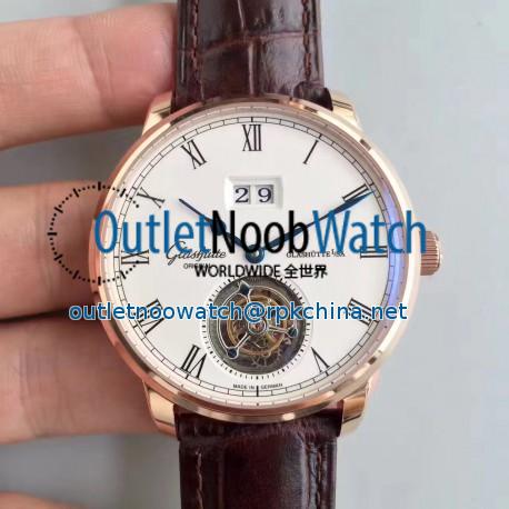 Replica Glashutte Original Senator Excellence Tourbillon 1-94-03-04-04-04 N Rose Gold White Dial Swiss 94-03