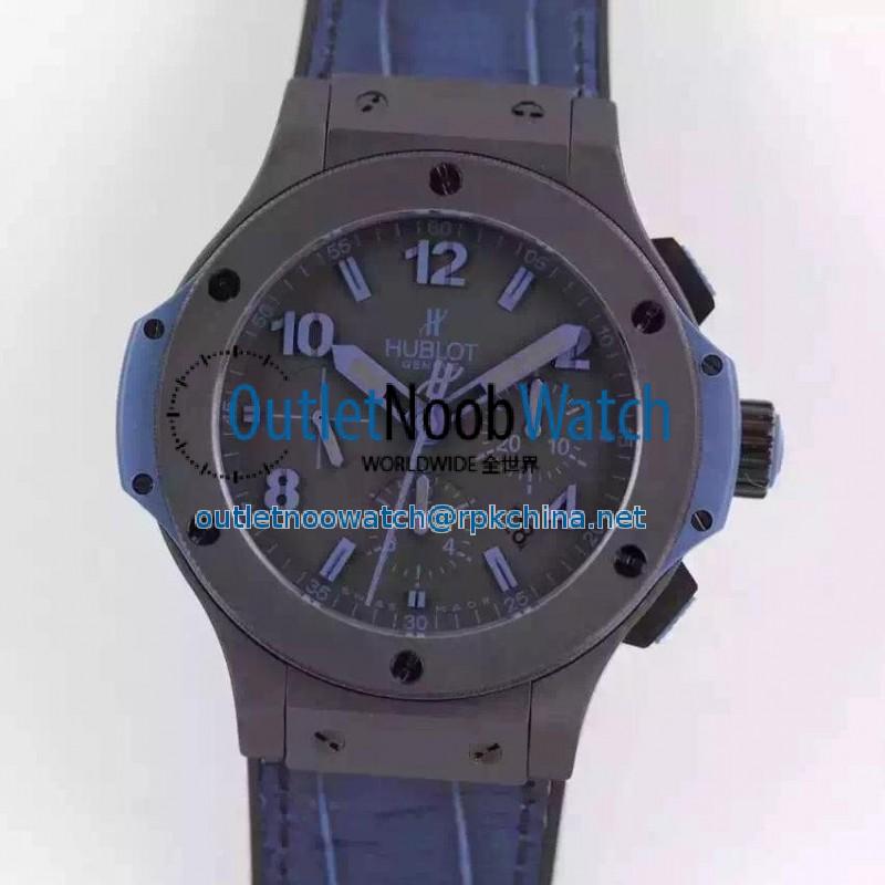 Replica Hublot Big Bang All Black Blue 301.CI.1190.GR.ABB09 HBB V6 Ceramic Black Dial Swiss HUB4100