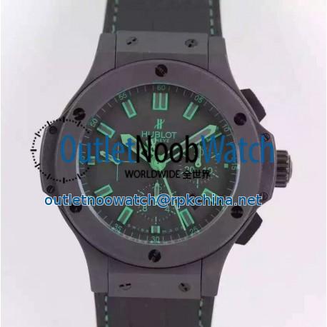 Replica Hublot Big Bang All Black Green 301.CI.1190.GR.ABG11 HBB V6 Ceramic Black Dial Swiss HUB4100