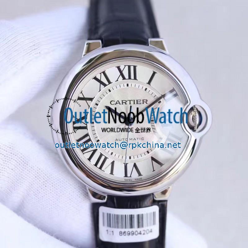 Replica Ballon Bleu De Cartier Ladies 36MM W6900556 V9 Stainless Steel Silver Dial Swiss 2688-2