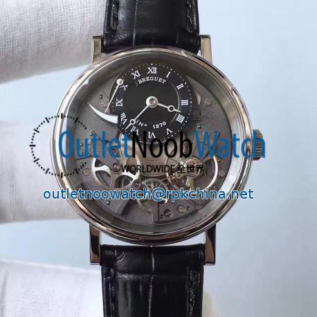 Replica Breguet Tradition 7027 7027BB/G9/9V6 N Stainless Steel Grey Skeleton Dial Swiss 507DR1