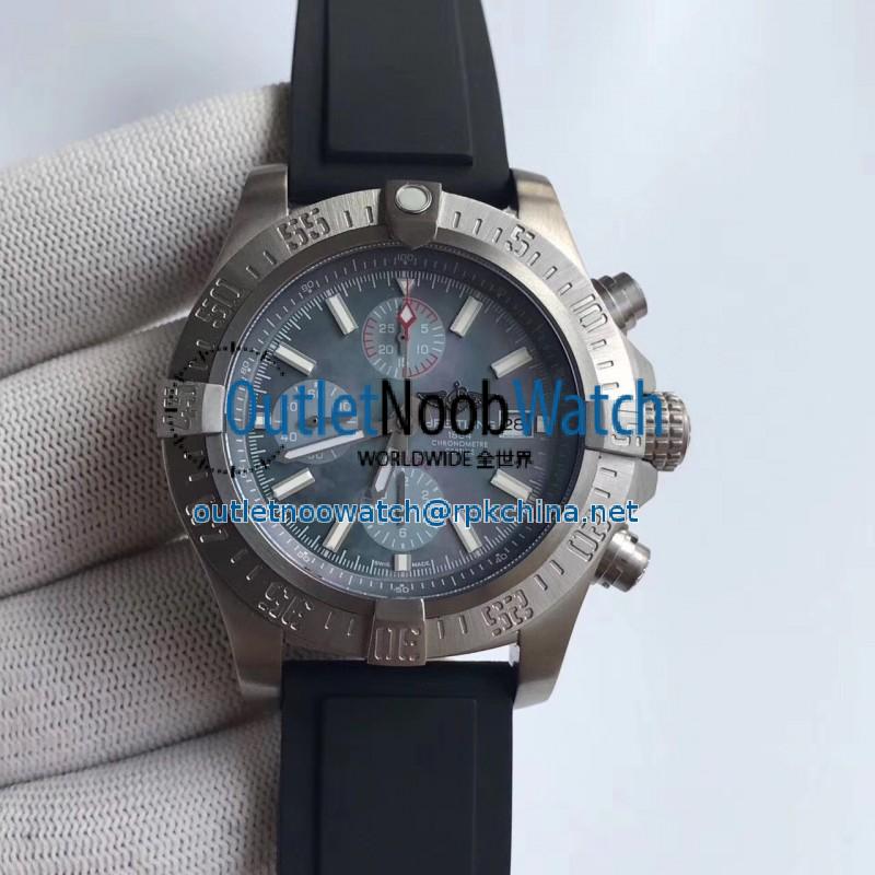 Replica Breitling Avenger II USA Military Limited Edition M13371BU N Stainless Steel Mother Of Pearl Dial Swiss 7750