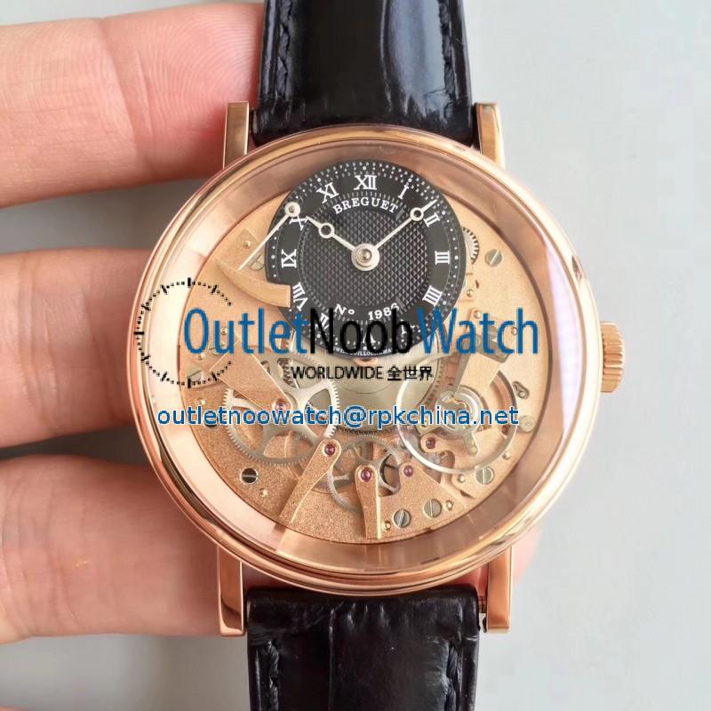 Replica Breguet Tradition 7027 7027BR/R9/9V6 N Rose Gold Rose Gold Skeleton Dial Swiss 507DR1