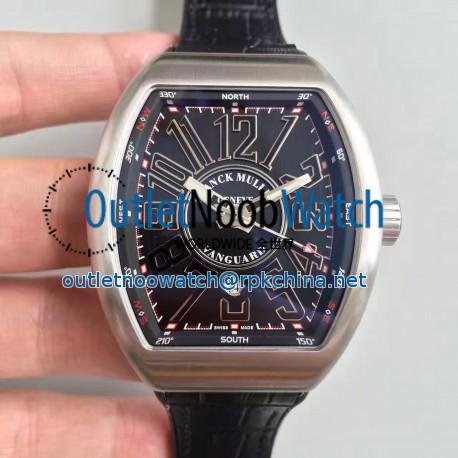 Replica Franck Muller Vanguard V45 LE Titanium Black Dial Swiss 2824-2