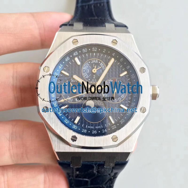 Replica Audemars Piguet Royal Oak Perpetual Calendar 41MM 26574ST.OO.1220ST.02 BF Stainless Steel Blue Dial Swiss 5134