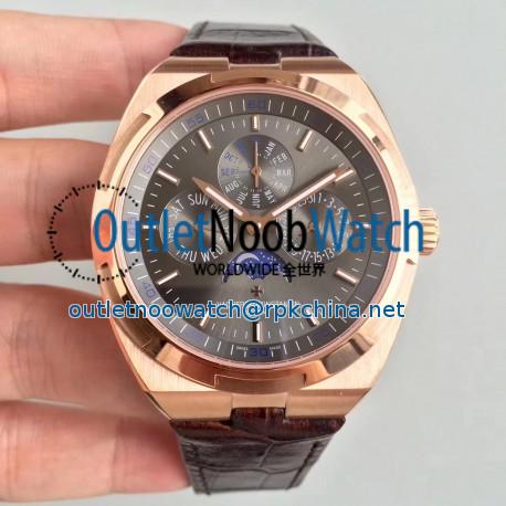 Replica Vacheron Constantin Overseas Ultra Thin Perpetual Calendar 4300V/120G-B102 BF Rose Gold Anthracite Dial Swiss 1120 QP