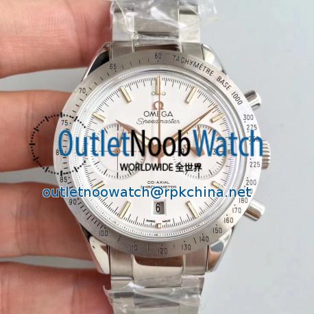 Replica Omega Speedmaster '57 Co-Axial Chronograph 41.5MM 331.10.42.51.02.002 OM Stainless Steel White Dial Swiss 9300