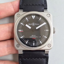 Replica Bell & Ross BR 03-92 Horolum Limited Edition BR Stainless Steel Black Dial M9015