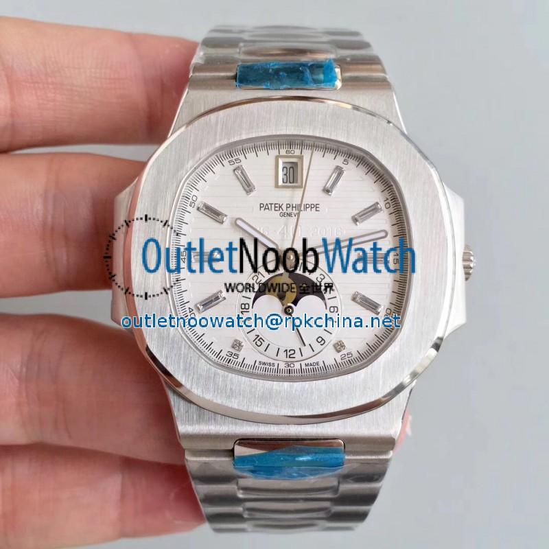 Replica Patek Philippe Nautilus 5726/1A-010 N Stainless Steel White Dial Swiss 324 S QA LU 24H/303