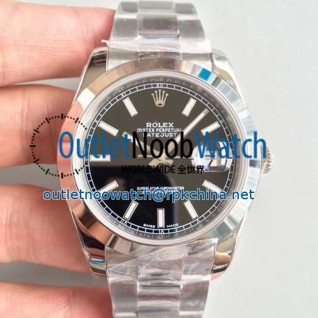 Replica Rolex Datejust II 126300 41MM N Stainless Steel Black Dial Swiss 3235