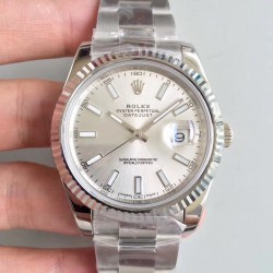 Replica Rolex Datejust II 126334 41MM N Stainless Steel Rhodium Dial Swiss 3235