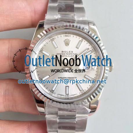 Replica Rolex Datejust II 126334 41MM N Stainless Steel Rhodium Dial Swiss 3235