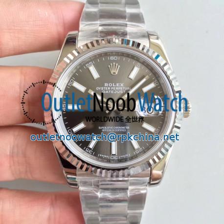 Replica Rolex Datejust II 126334 41MM N Stainless Steel Anthracite Dial Swiss 3235