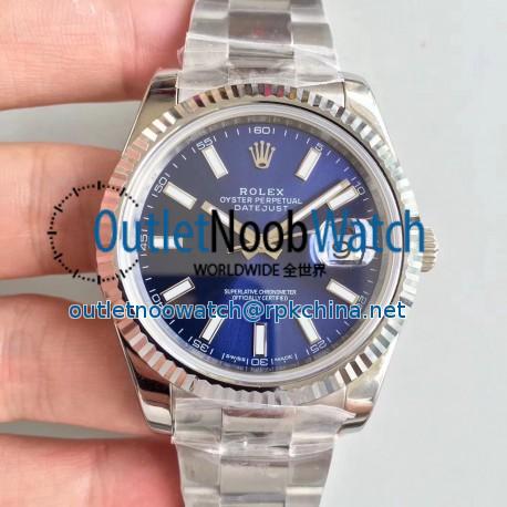 Replica Rolex Datejust II 126334 41MM N Stainless Steel Blue Dial Swiss 3235