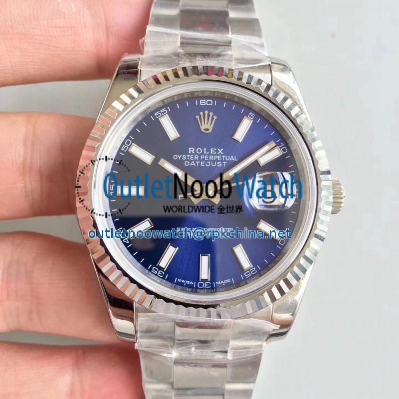 Replica Rolex Datejust II 126334 41MM N Stainless Steel Blue Dial Swiss 3235