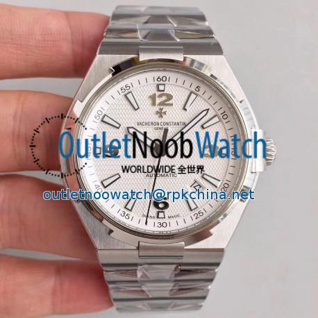 Replica Vacheron Constantin Overseas 47040 JJ Stainless Steel White Dial M9015