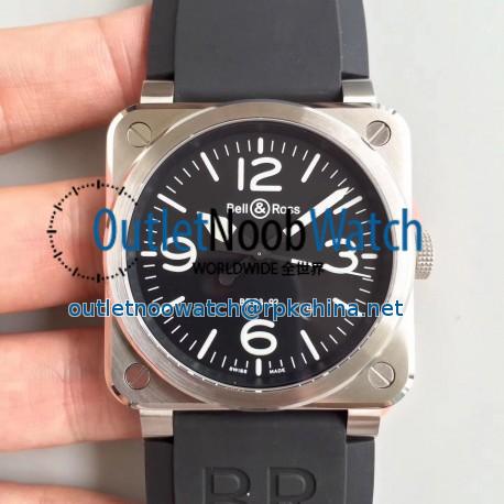 Replica Bell & Ross BR 03-92 Steel N Stainless Steel Black Dial M9015