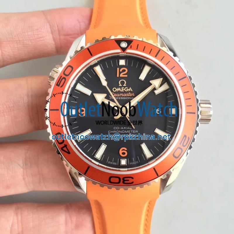 Replica Omega Seamaster Planet Ocean 600M 45.5MM 232.32.46.21.01.001 OM Stainless Steel Black Dial Swiss 8500