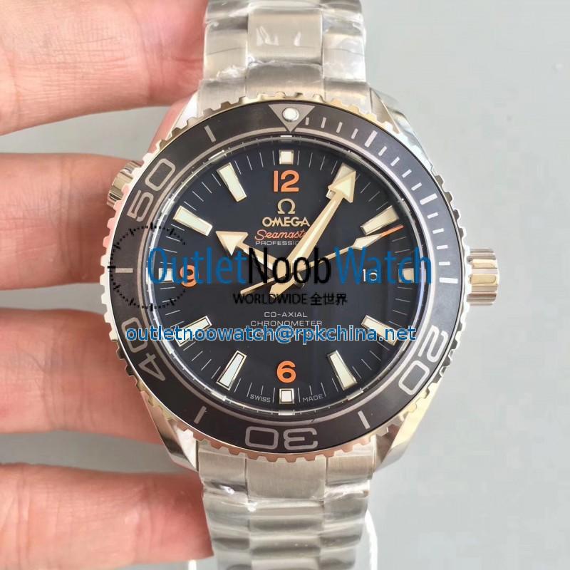 Replica Omega Seamaster Planet Ocean 600M 45.5MM 232.30.46.21.01.003 OM Stainless Steel Black Dial Swiss 8500