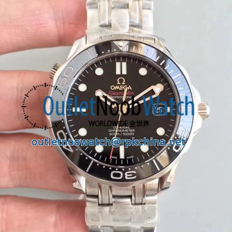 Replica Omega Seamaster Diver 300M Co-Axial 41MM 212.30.41.20.01.003 JH Stainless Steel Black Dial Swiss 2824-2