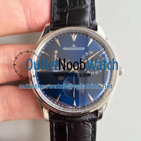 Replica Jaeger-LeCoultre Master Ultra Thin Reserve de Marche 1378480 N Stainless Steel Blue Dial Swiss Caliber 938