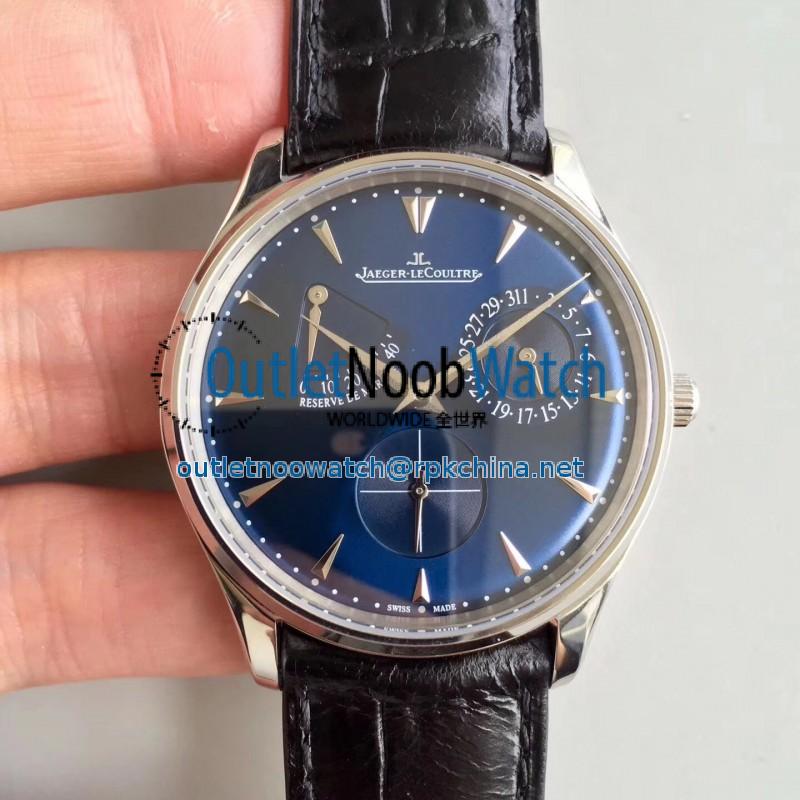 Replica Jaeger-LeCoultre Master Ultra Thin Reserve de Marche 1378480 N Stainless Steel Blue Dial Swiss Caliber 938