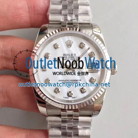 Replica Rolex Datejust 36MM 116234 MIT Stainless Steel 904L Mother Of Pearl Dial Swiss 3135