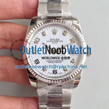 Replica Rolex Datejust 36MM 116234 MIT Stainless Steel 904L White Dial Swiss 3135