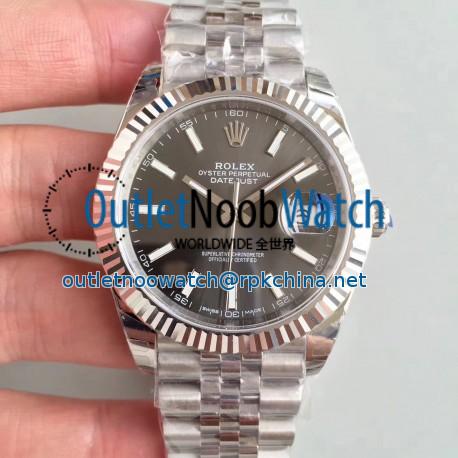 Replica Rolex Datejust II 126334 41MM EW Stainless Steel Anthracite Dial Swiss 3235