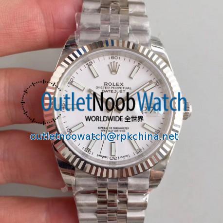 Replica Rolex Datejust II 126334 41MM EW Stainless Steel White Dial Swiss 3235