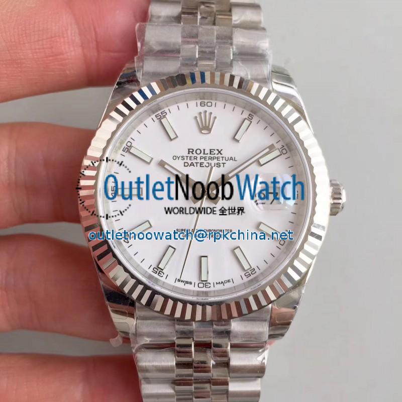 Replica Rolex Datejust II 126334 41MM EW Stainless Steel White Dial Swiss 3235