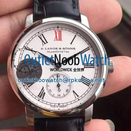 Replica A. Lange & Sohne Saxonia Stainless Steel White Dial Roman Markers Swiss L091