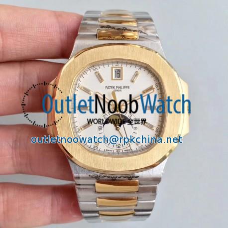 Replica Patek Philippe Nautilus 5726/1A-001 N Yellow Gold & Stainless Steel White Dial Swiss 324 S QA LU 24H/303